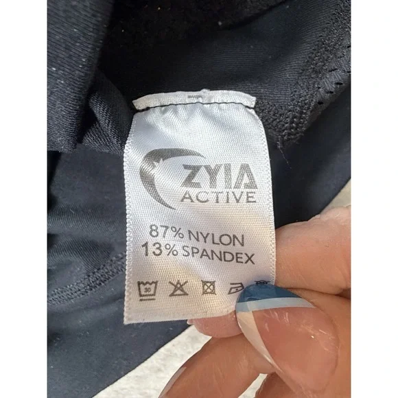 Zyia Active Jacket Full Zip‎ Black Long Sleeve Pockets Athletic Women's X-large - Picture 6 of 8